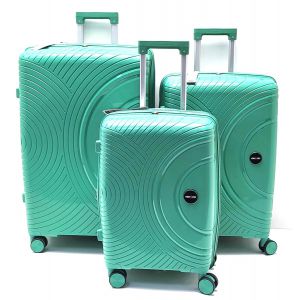 SET TROLLEY POLIPROP PP8853 VERDE MELA
