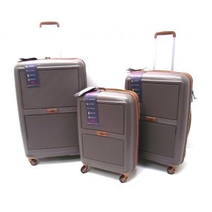 SET TROLLEY POLICARBONATO PQ-006 TORTORA
