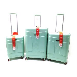 SET TROLLEY POLICARB PQ-007 VERDE ACQUA