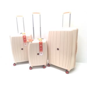 SET TROLLEY POLICARB PQ-008 BEIGE