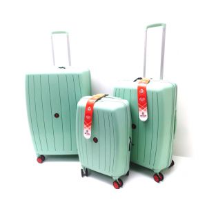 SET TROLLEY POLICARB PQ-008 VERDE ACQUA