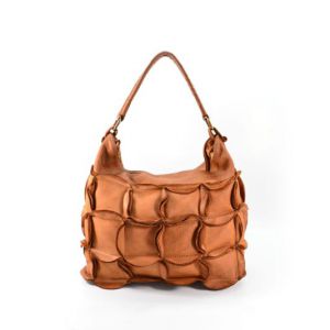 BORSA PELLE S089 CUOIO