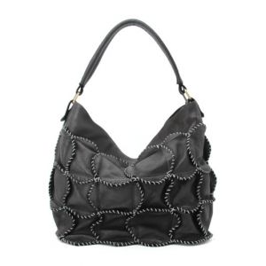BORSA PELLE S317 NERO