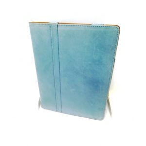 PORTA IPAD PELLE SA013 CELESTE