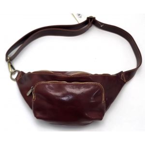 MARSUPIO PELLE TA-005 MARRONE