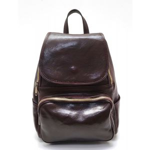 ZAINO PELLE TA-014 MARRONE