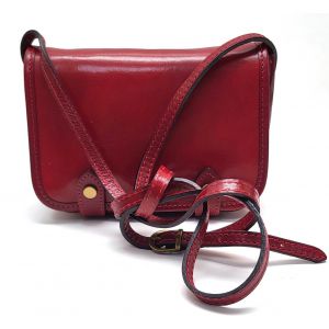 BORSETTA PELLE TA-044 ROSSO