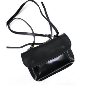 BORSETTA PELLE TA-049 NERO