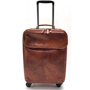 TROLLEY PELLE TR2020 MARRONE