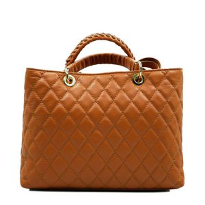 BORSA PELLE V003 CUOIO