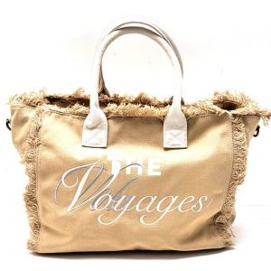 BORSA MARE COTONE V1662 BEIGE