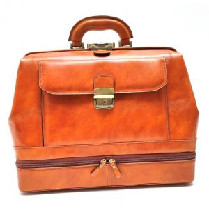 BORSA MEDICO PELLE VL1909 Bruciato