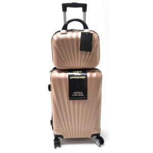 TROLLEY ABS+BEAUTY CASE XH091 CHAMPAGNE