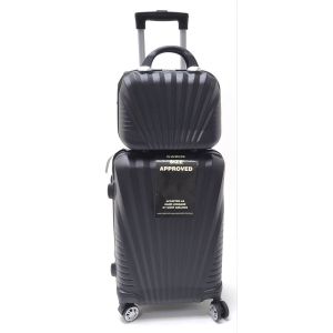 TROLLEY ABS+BEAUTY CASE XH091 NERO