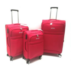 SET TROLLEY TESSUTO XS01 ROSSO