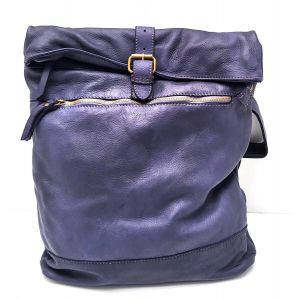 ZAINO PELLE Z229 BLU
