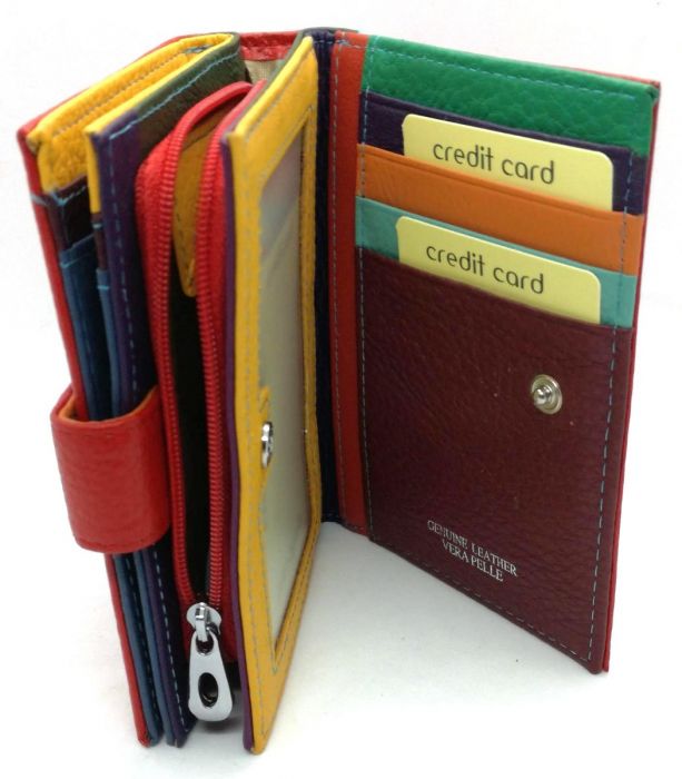 Cresta Chelsea Portafoglio Ufficiale In Pelle Con Stemma - Regalo Tifosi - 3 Slot Carte E Finestra Fotografica