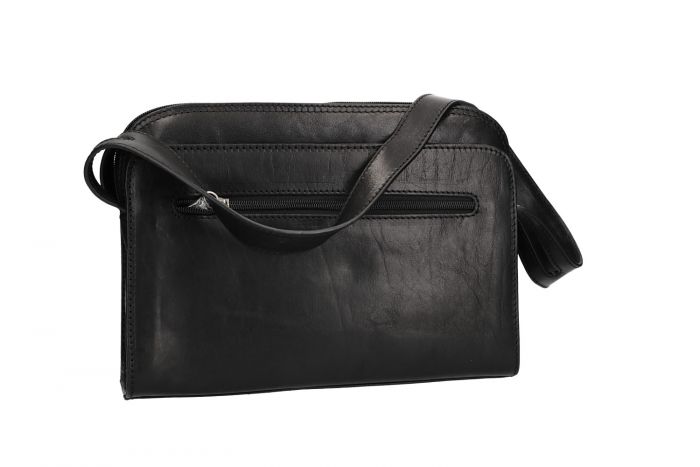 Borsa tracolla deals vera pelle nera