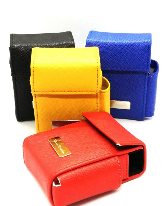 Portasigarette Con Accendino Portasigarette Rigido Cantini - Protegge I Pacchetti Da 20 Sigarette, Design Colorato Porta Sigarette Rollate - Foto 10